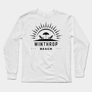 Winthrop Beach Massachusetts Long Sleeve T-Shirt